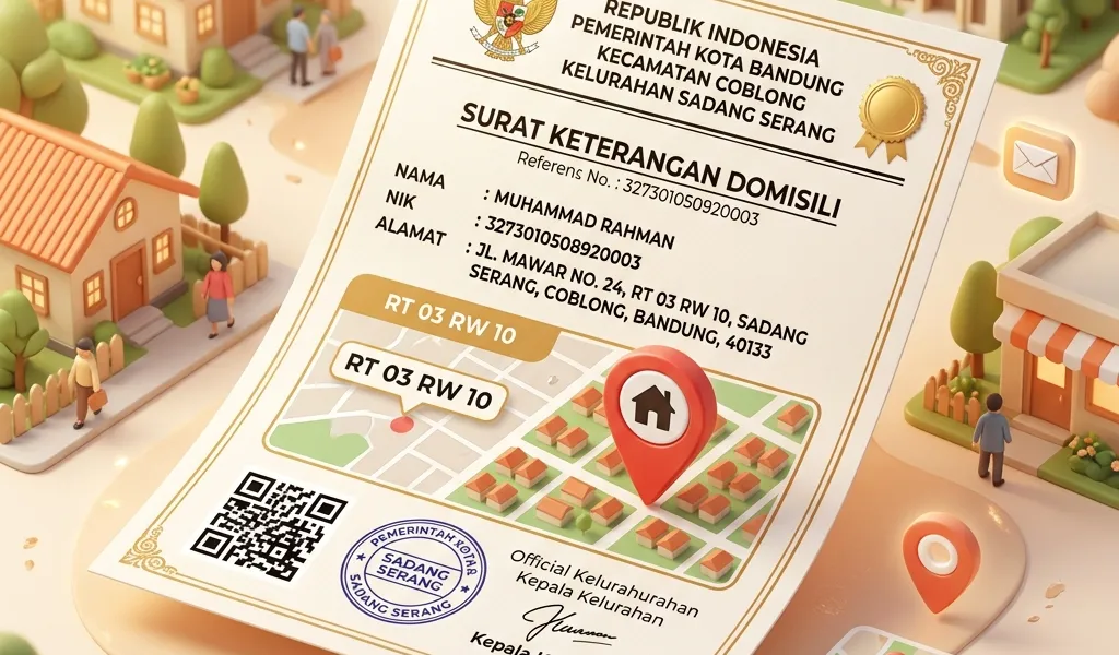 Cara Membuat Surat Domisili dari RT: Prosedur Lengkap